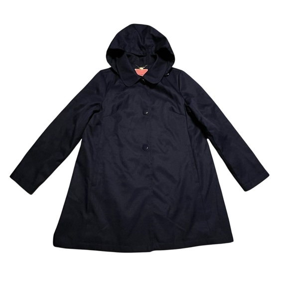 kate spade Jackets & Blazers - Kate Spade New York Blue Rain Coat Navy Blue Medium